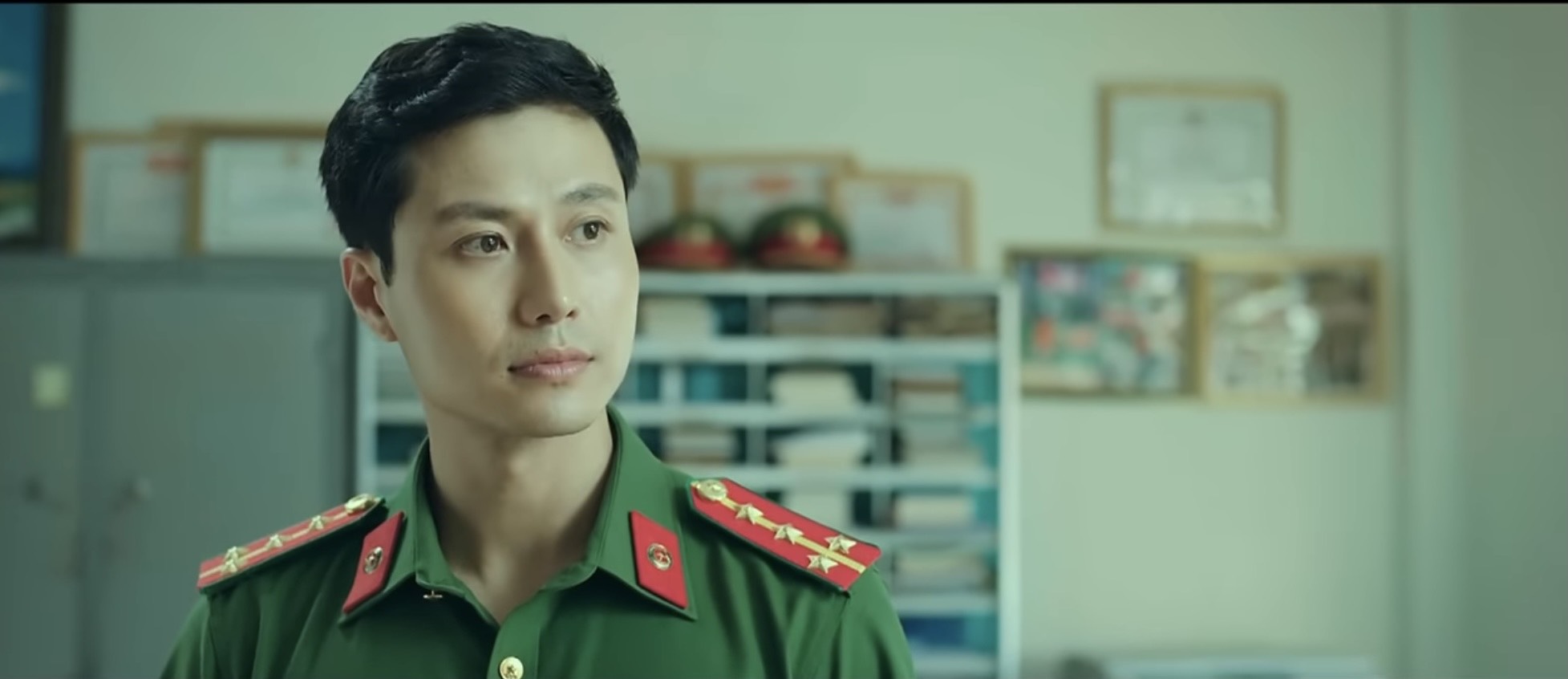Đại uý Vũ - Thanh Sơn trong phim Đấu trí bật mí cảnh quay căng não, khó nhằn trên phim - Ảnh 2.