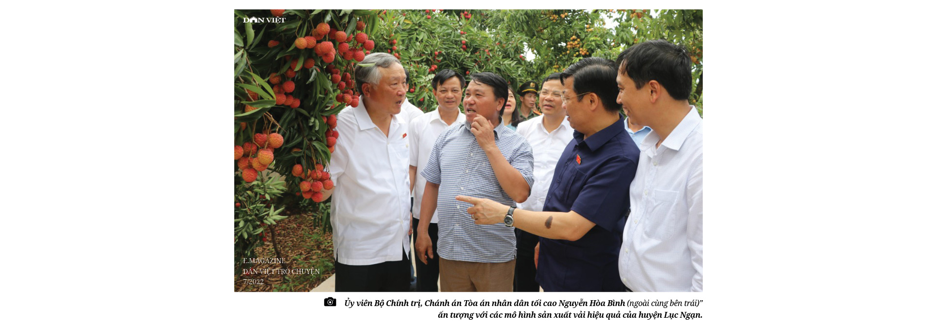 Bí thư Huyện ủy Lục Ngạn Nguyễn Việt Oanh: Kỳ vọng &quot;vựa&quot; trái cây Lục Ngạn sẽ trở thành điểm du lịch sinh thái  - Ảnh 5.