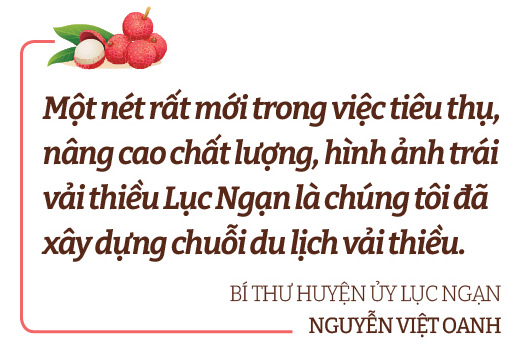 Bí thư Huyện ủy Lục Ngạn Nguyễn Việt Oanh: Kỳ vọng &quot;vựa&quot; trái cây Lục Ngạn sẽ trở thành điểm du lịch sinh thái  - Ảnh 7.