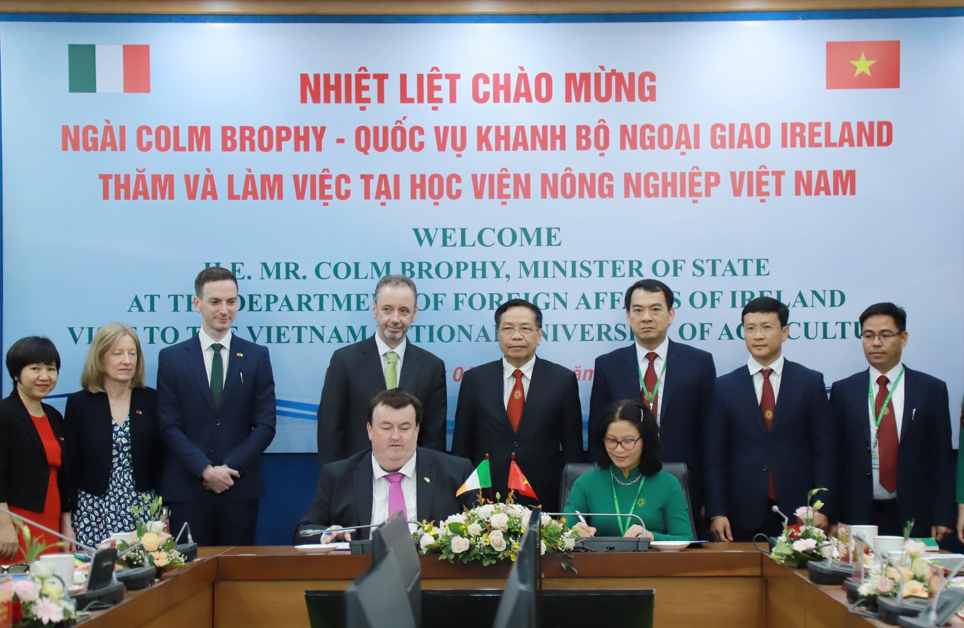 Học viện Nông nghiệp Việt Nam đề xuất Ireland hỗ trợ đào tạo nguồn nhân lực đổi mới sáng tạo - Ảnh 1.