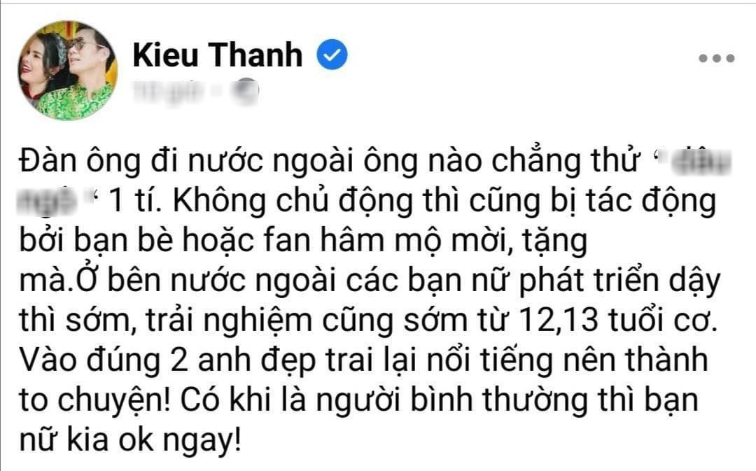 Kiều Thanh lần đầu lên tiếng về phát ngôn gây náo loạn, bị dân mạng đòi tước danh hiệu NSƯT - Ảnh 1.