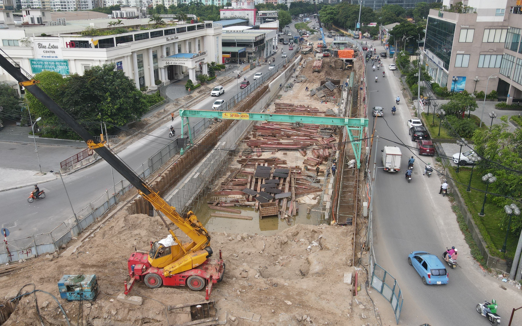 Dự án hầm chui Lê Văn Lương "bứt tốc", liệu có giúp Hà Nội giảm tắc đường?