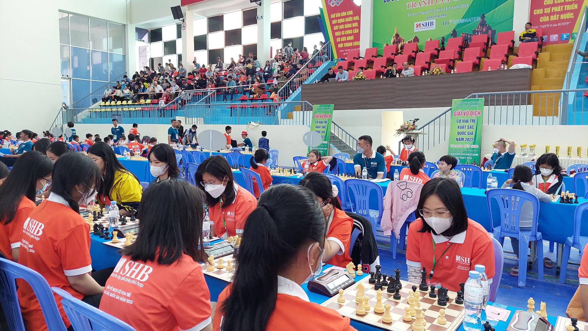 Gần 500 kỳ thủ dự giải vô địch cờ vua trẻ xuất sắc QG Cúp SHB 2022 - Ảnh 3.