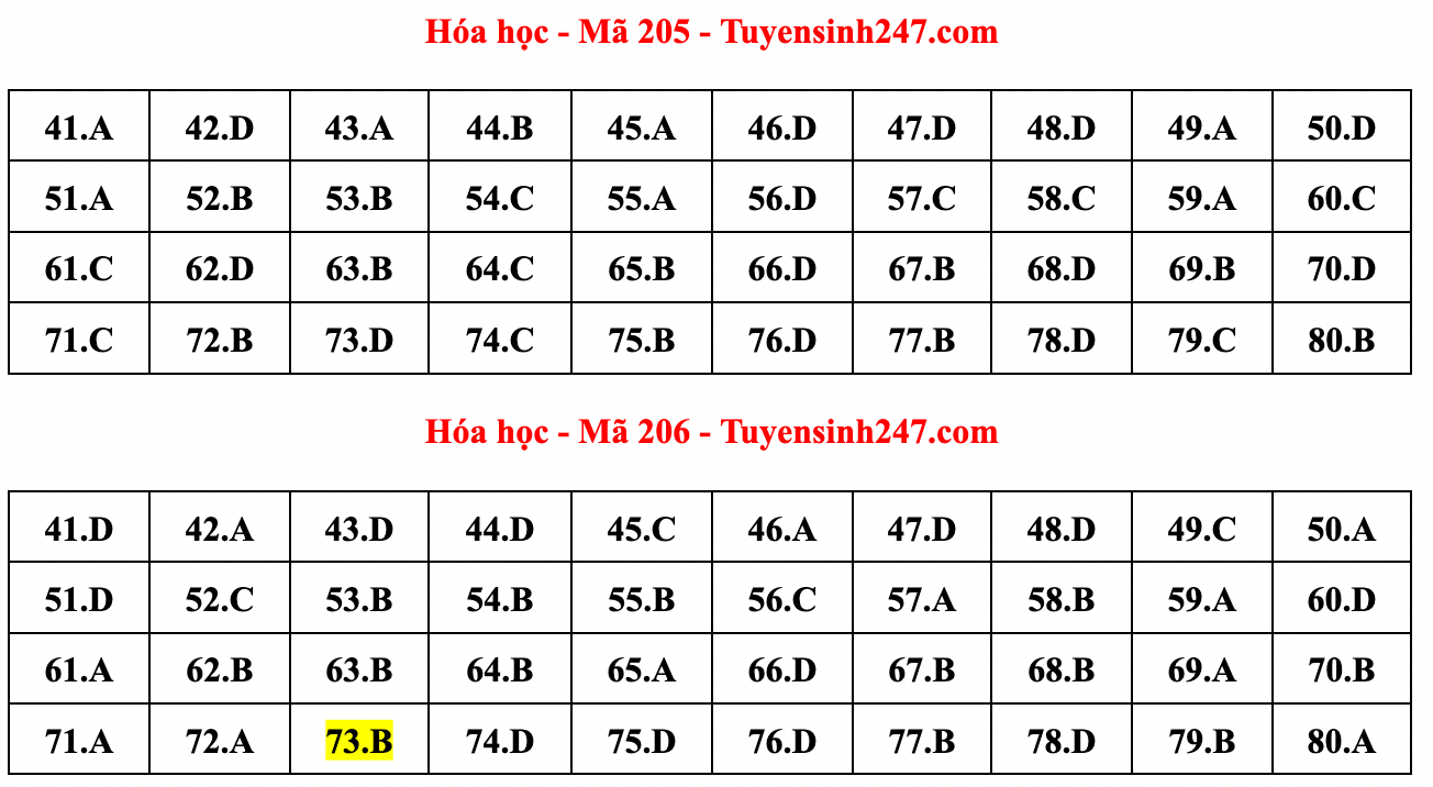 Gợi ý đáp án đề thi môn Hóa học tốt nghiệp THPT năm 2022 - Ảnh 6.