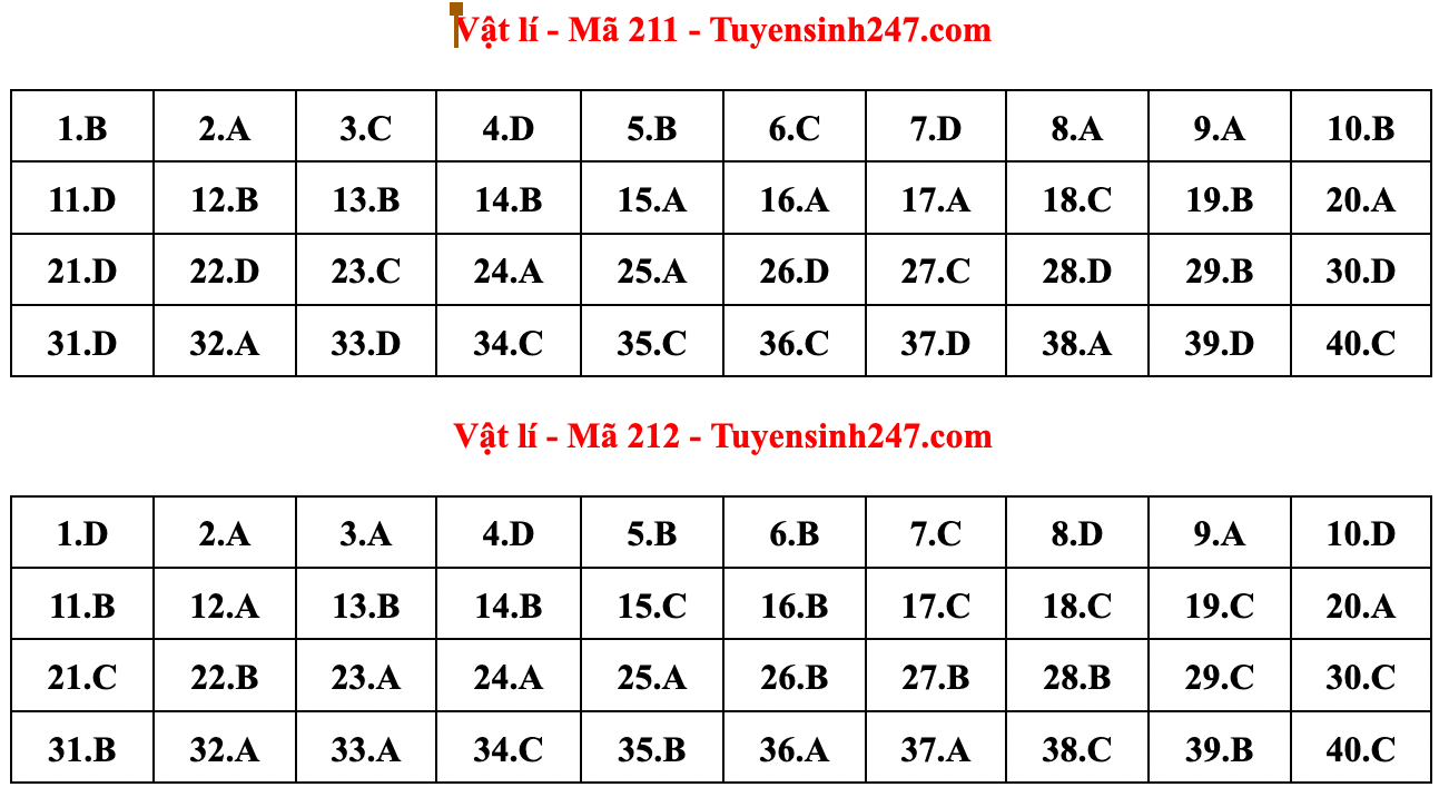 Gợi ý đáp án đề thi môn Vật lý tốt nghiệp THPT năm 2022 - Ảnh 6.