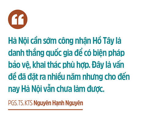 PGS-TS-KTS Nguyễn Hạnh Nguyên: &quot;Nhà nước cần nhanh chóng quy định Hồ Tây là danh thắng để có chính sách bảo vệ đặc biệt&quot; - Ảnh 2.