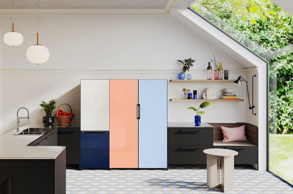 Dòng tủ lạnh Bespoke 2022 có thêm 4 màu mới - Ảnh 1.