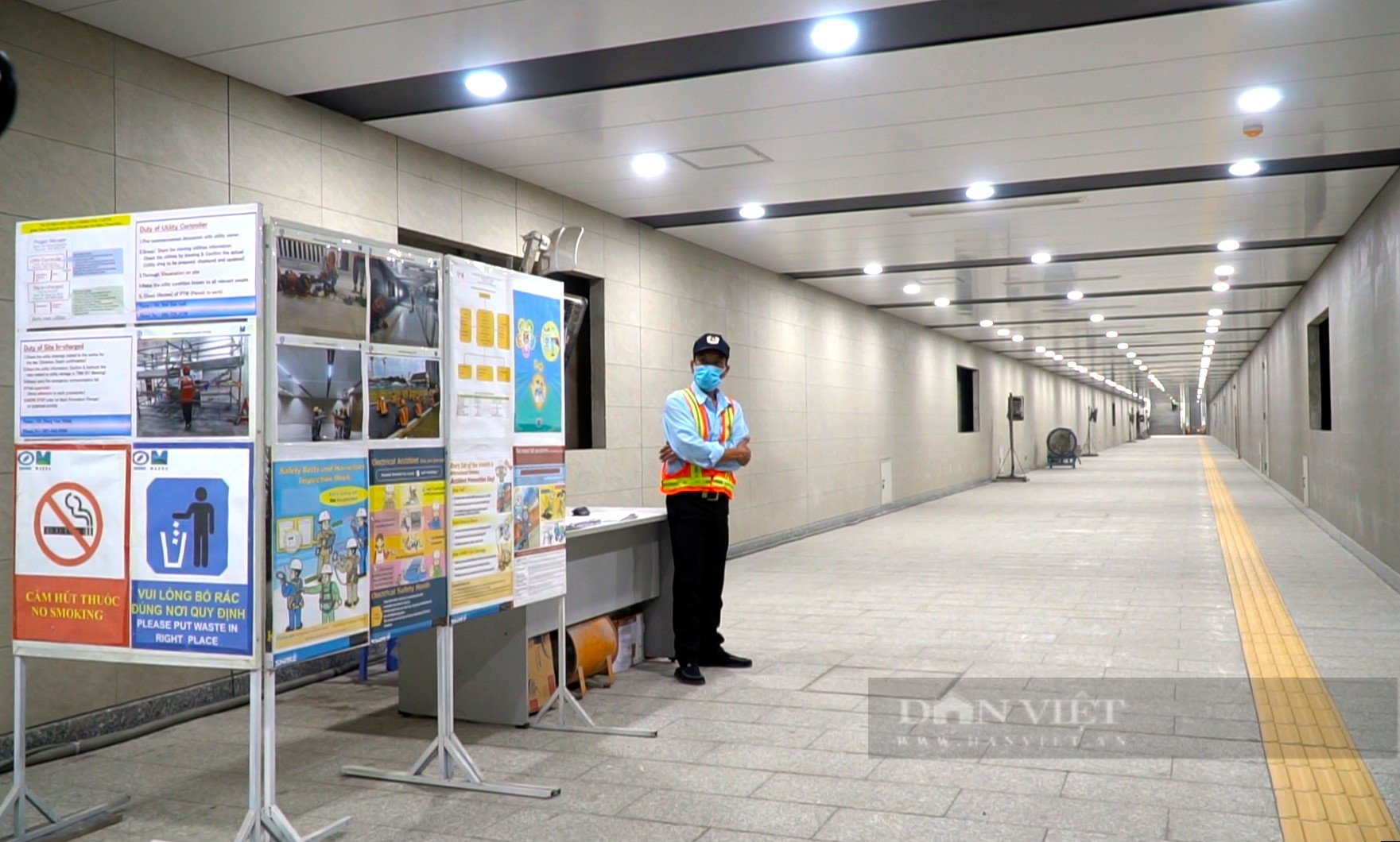 Bên trong nhà ga ngầm Ba Son của tuyến Metro Số 1 sau gần 10 năm thi công - Ảnh 1.