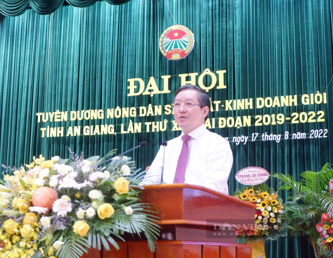 Chủ tịch BCH TƯ Hội NDVN Lương Quốc Đoàn dự Đại hội tuyên dương nông dân sản xuất, kinh doanh giỏi tỉnh An Giang- Ảnh 8.