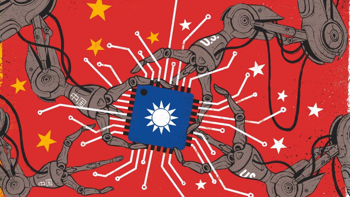Đài Loan là nguồn nhập khẩu vi mạch tích hợp lớn nhất của Trung Quốc. Ảnh: @AFP.