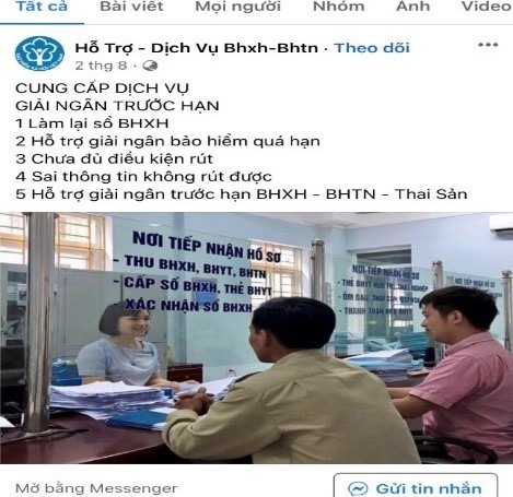 Giả mạo BHXH lừa tiền qua zalo, viber, facebook - Ảnh 1.