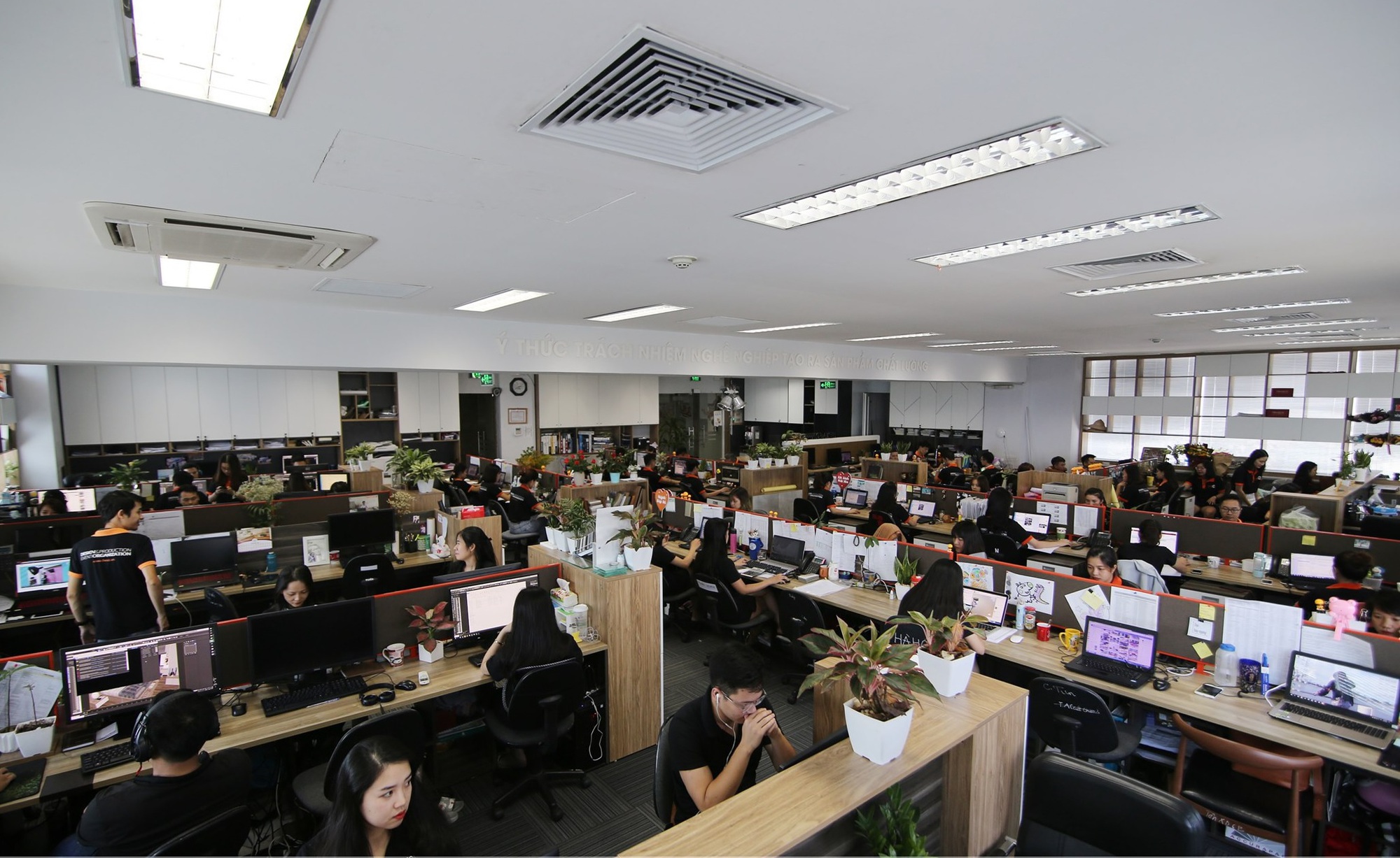 Giá thuê văn phòng tại thị trường Hà Nội tăng cao liên tục (Ảnh: TN)