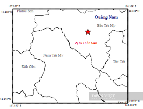 NÓNG: Động đất mạnh ở Trà My, ở đồng bằng nghe rung lắc mạnh - Ảnh 2.