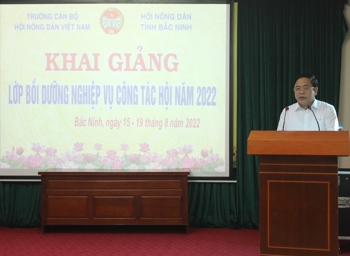 Hội Nông dân tỉnh Bắc Ninh tổ chức bồi dưỡng nghiệp vụ cho 70 cán bộ chủ chốt Hội cơ sở - Ảnh 1.