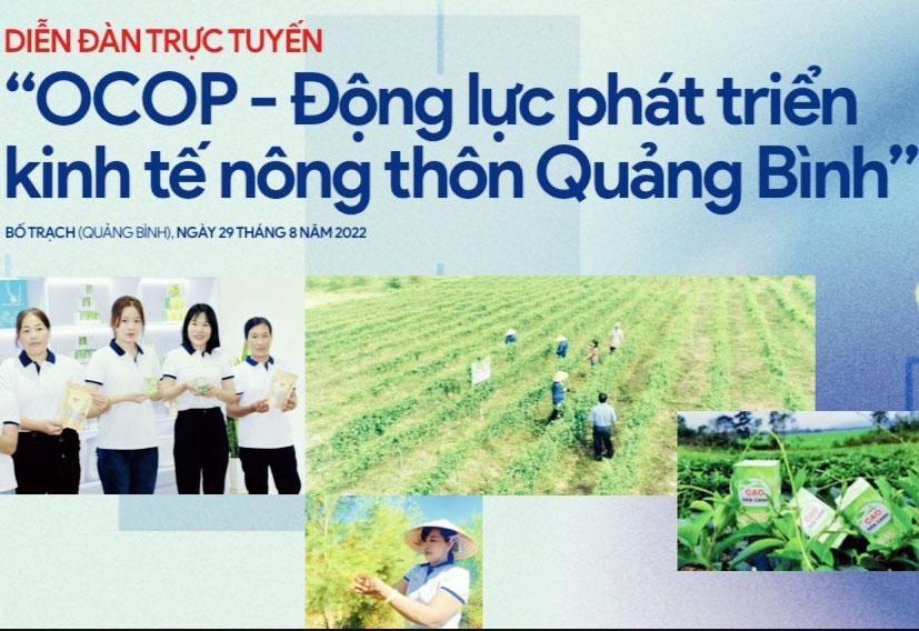 Sắp diễn ra Diễn đàn “OCOP - Động lực phát triển kinh tế nông thôn Quảng Bình” - Ảnh 1.