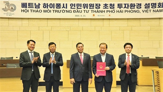 Hải Phòng thu hút hơn 150 triệu USD vốn đầu tư mới từ Hàn Quốc - Ảnh 1.