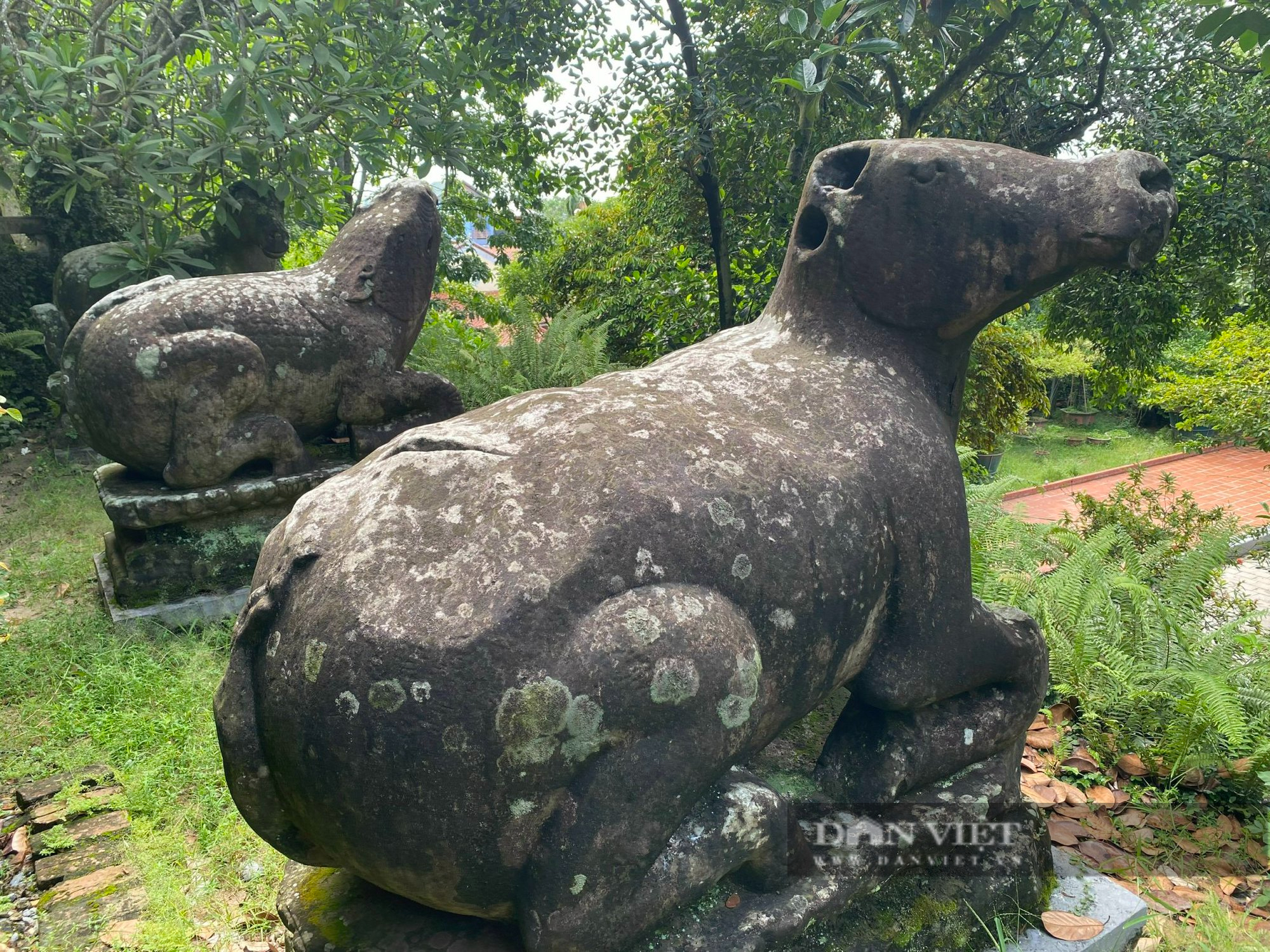 Chiêm ngưỡng hàng linh thú đá nghìn năm quỳ chầu ở chùa Phật Tích (Bài cuối) - Ảnh 9.