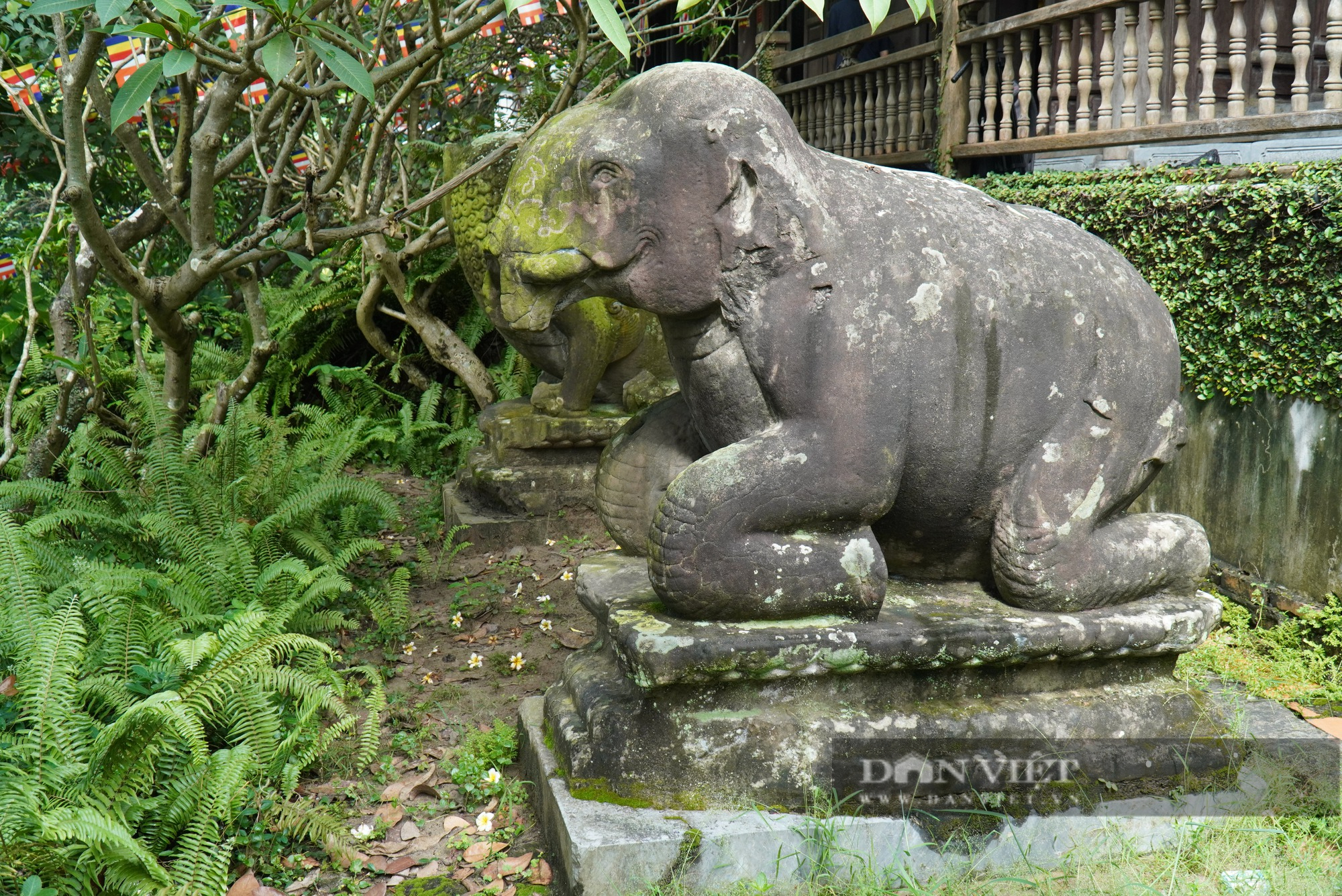 Chiêm ngưỡng hàng linh thú đá nghìn năm quỳ chầu ở chùa Phật Tích (Bài cuối) - Ảnh 6.