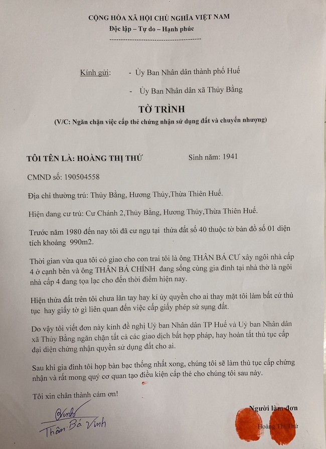 Cụ bà bị sang tên 1.000m2 đất sau lần lăn tay ở nhà cán bộ xã: Chứng thực trái quy định  - Ảnh 3.