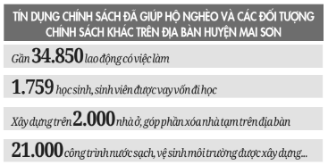 Hộ nghèo Mai Sơn tạo dựng cơ nghiệp từ đồng vốn ưu đãi - Ảnh 3.