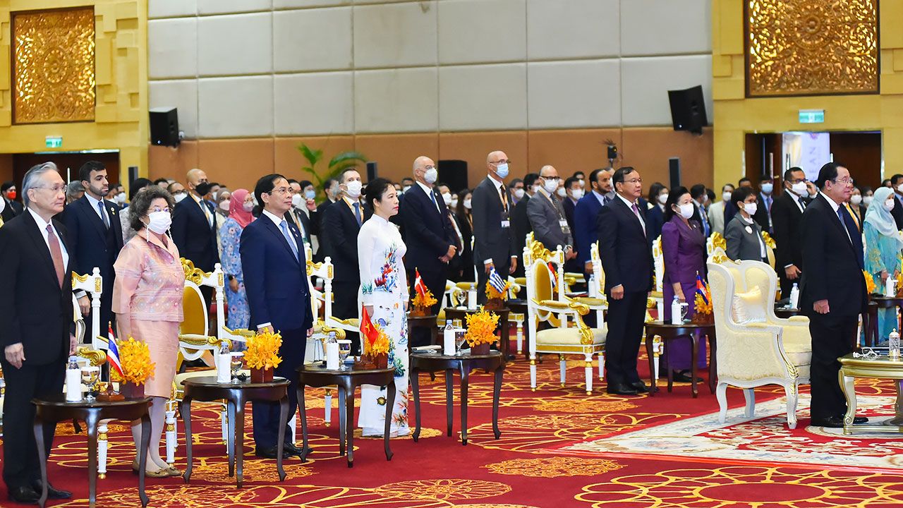Khai mạc Hội nghị Bộ trưởng Ngoại giao ASEAN lần thứ 55 - Ảnh 1.