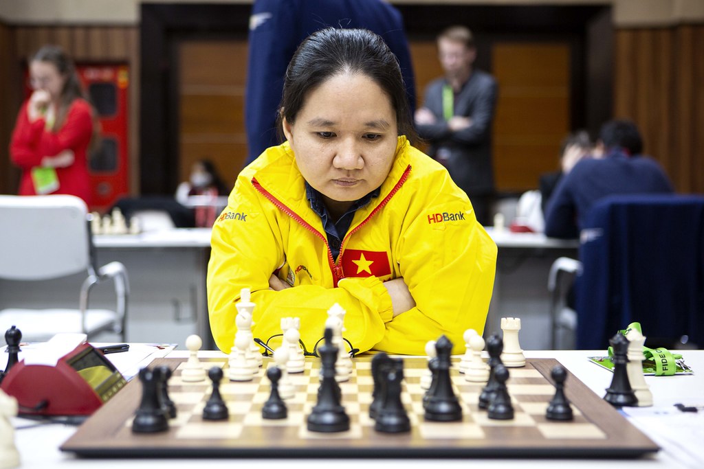 ĐT cờ vua nữ Việt Nam có ván thắng để đời trước Hungary - Ảnh 1.