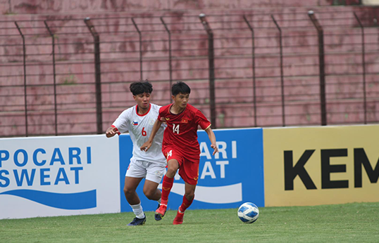 U16 Việt Nam vs Philippines - Ảnh 1.