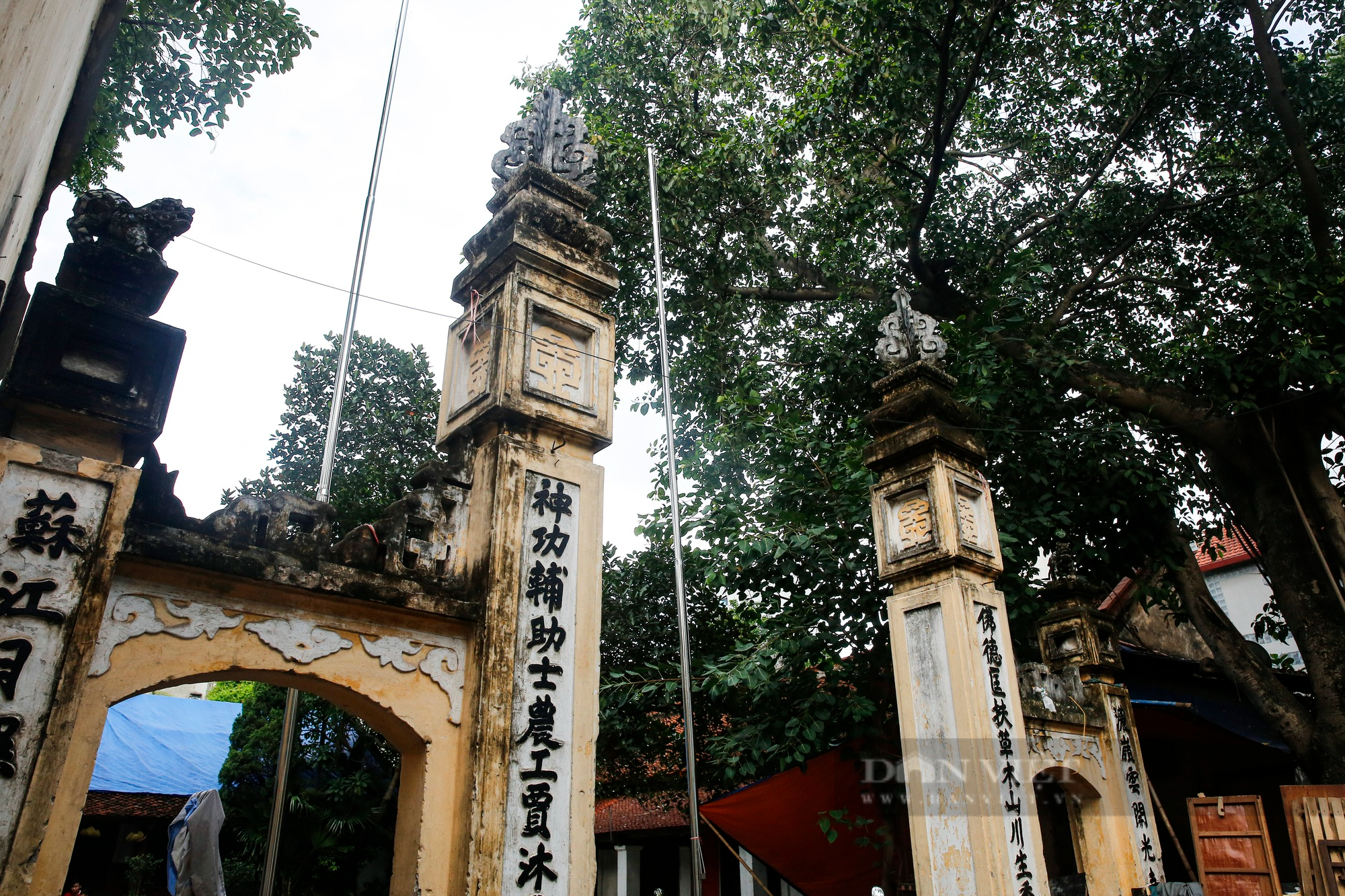 Trầm trồ con phố nhiều cổng, đình làng nhất Hà Nội - Ảnh 11.