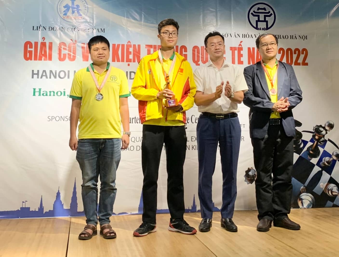Kỳ thủ Việt Nam gặt hái danh hiệu, hệ số elo tại các giải cờ vua quốc tế tại Hà Nội  - Ảnh 1.
