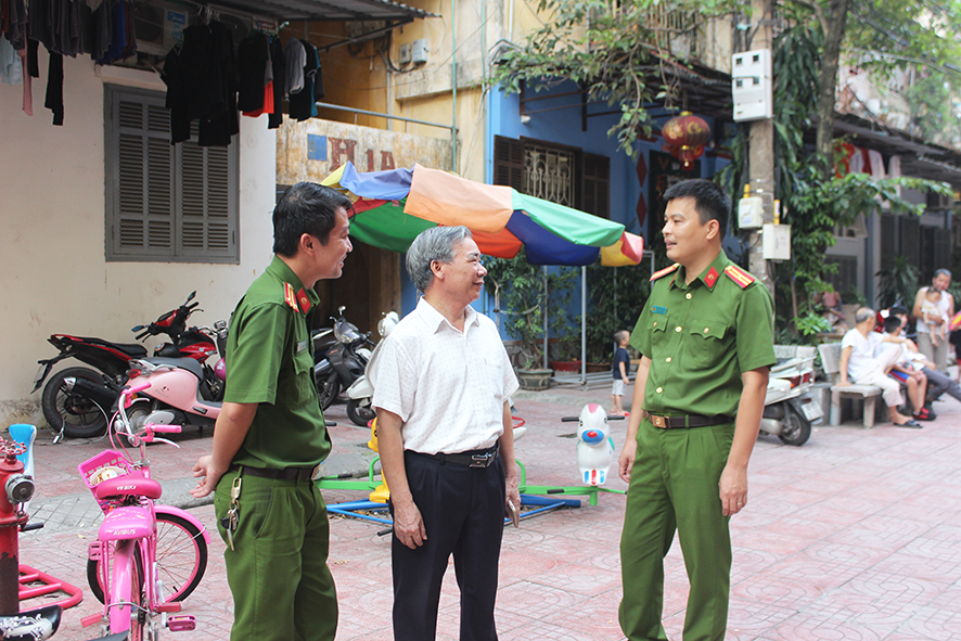 Quận Thanh Xuân tổ chức &quot;Ngày hội toàn dân bảo vệ an ninh Tổ quốc&quot; năm 2022. - Ảnh 1.