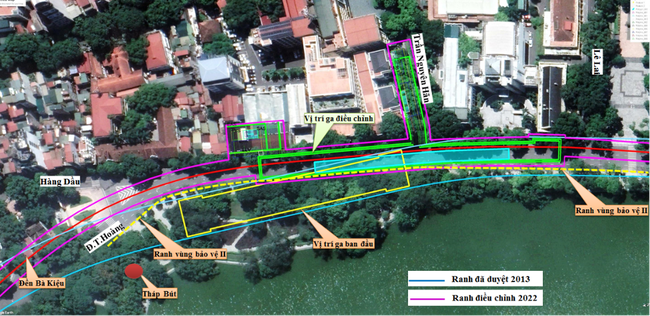 Hà Nội sẽ cắt đất trụ sở UBND TP để làm ga ngầm C9 - Ảnh 1.