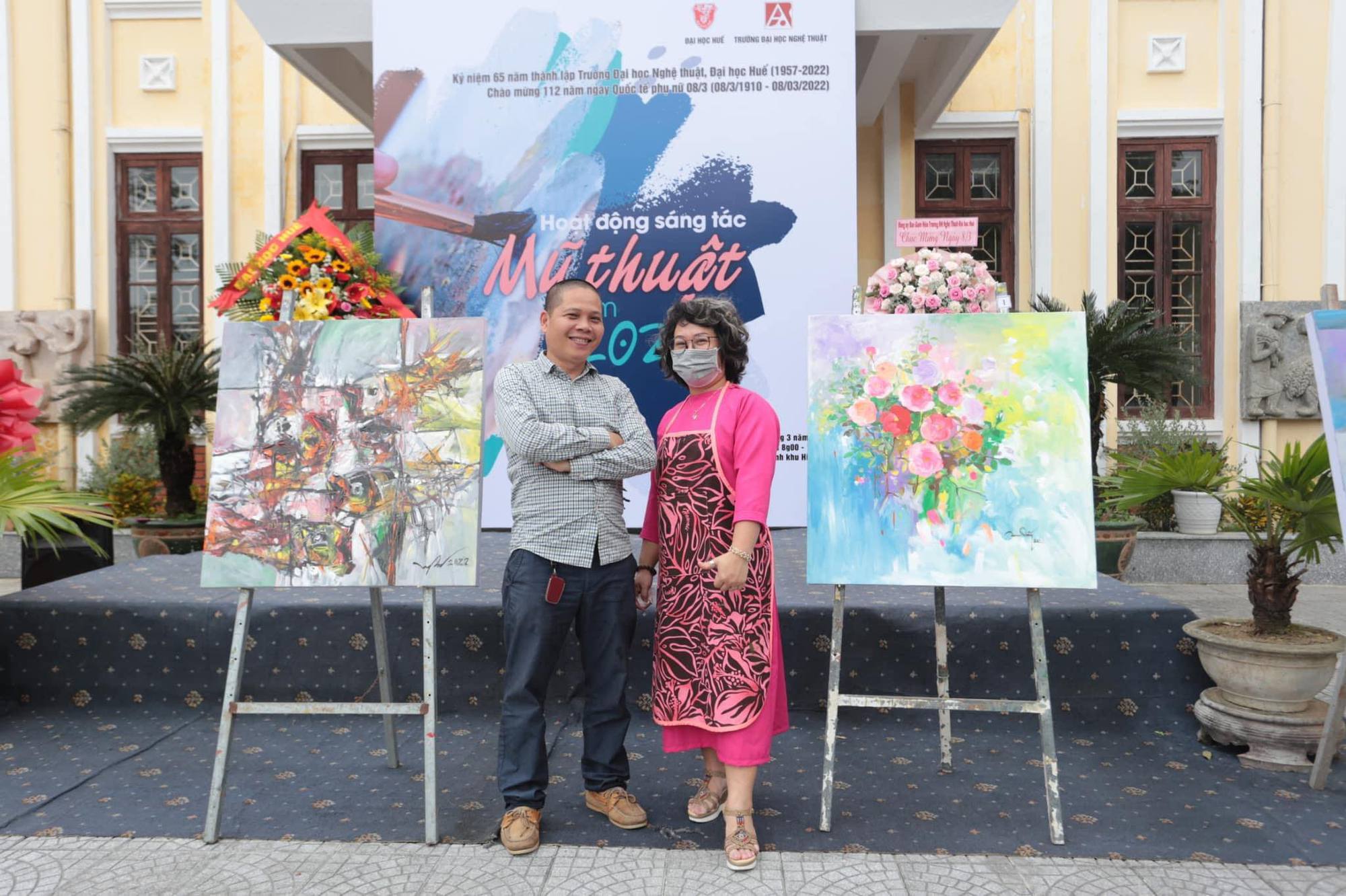 Cặp vợ chồng họa sĩ Thu An – Đức Huy: Hạnh phúc khi cùng vẽ tranh, cùng triển lãm - Ảnh 15.