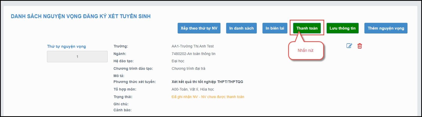 Nộp lệ phí nguyện vọng 2022 ở đâu và như thế nào chuẩn nhất? - Ảnh 2.