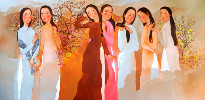 Cặp vợ chồng họa sĩ Thu An – Đức Huy: Hạnh phúc khi cùng vẽ tranh, cùng triển lãm - Ảnh 11.