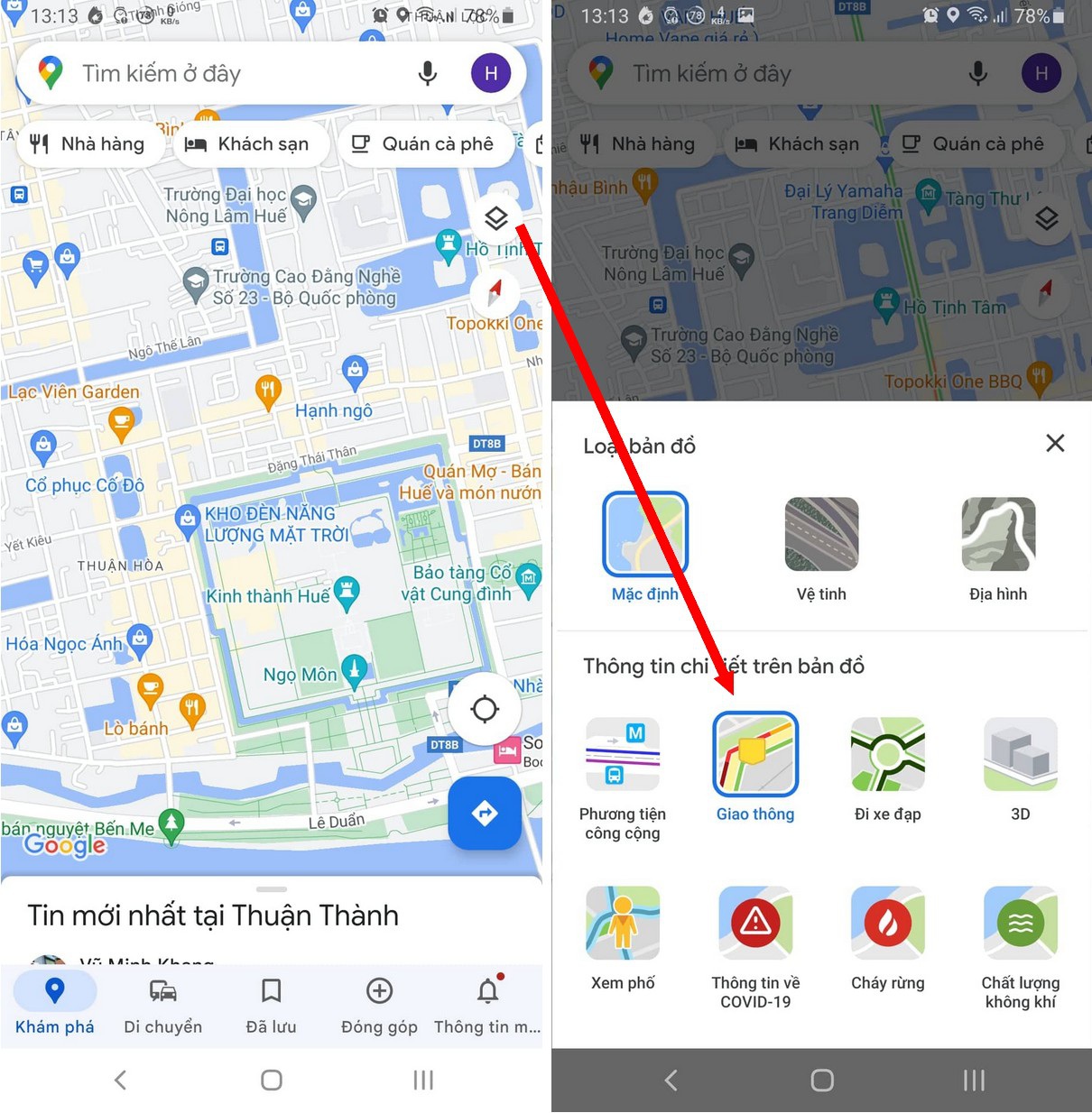 Google Maps thêm tính năng tránh tắc đường tại Việt Nam - Ảnh 1.