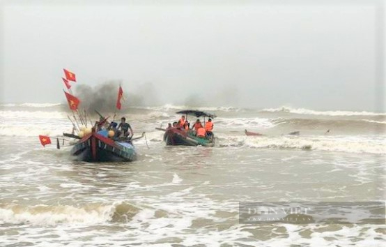 Hà Tĩnh: Khẩn trương tìm kiếm tàu cá hỏng máy, 5 ngư dân mất liên lạc trên biển - Ảnh 1.