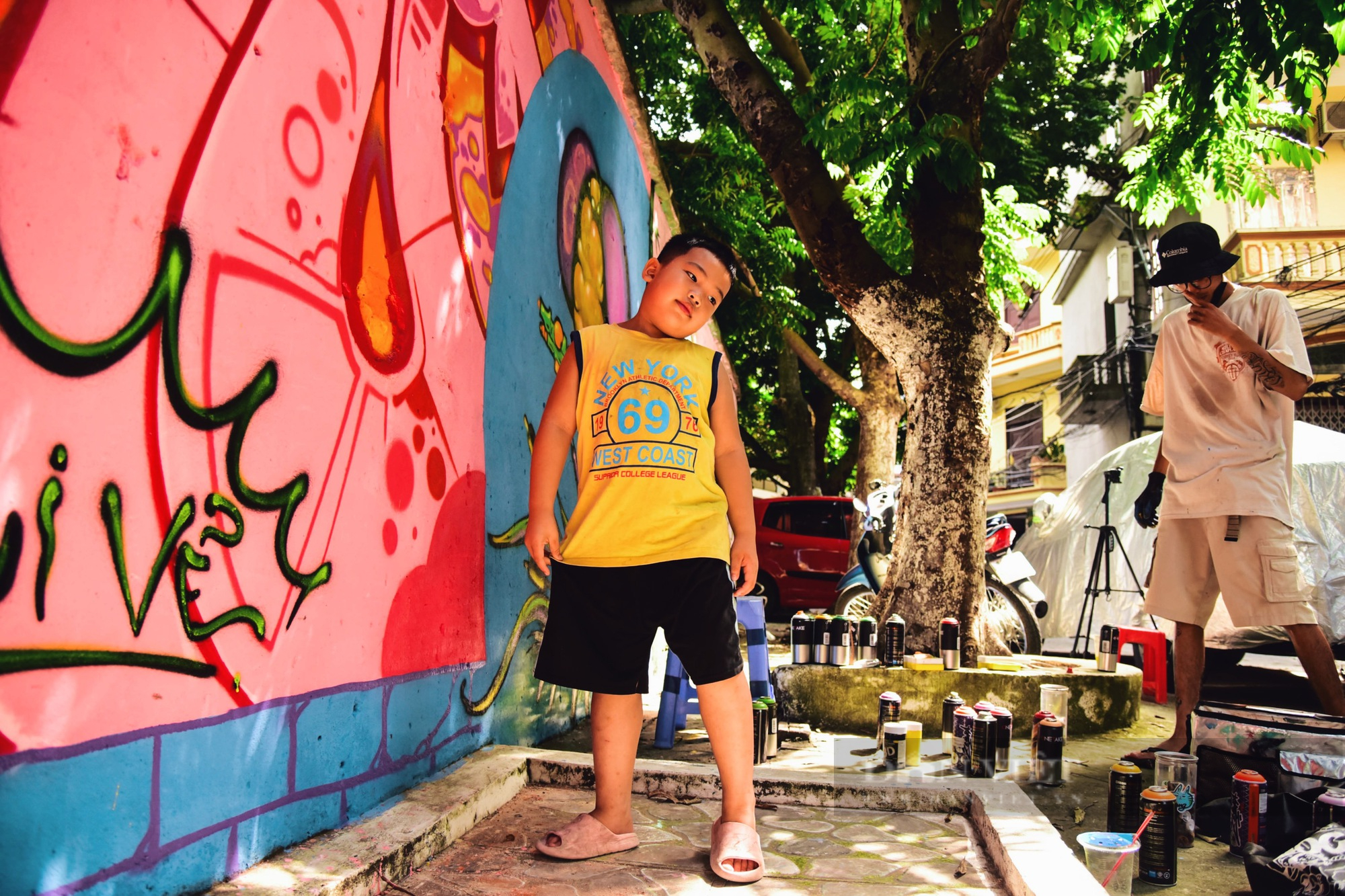 “Trung thu vui vẻ” cùng nhóm nghệ sĩ đường phố ở Bắc Ninh - Ảnh 10.