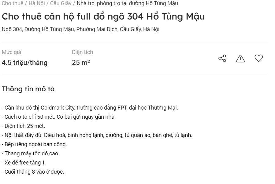 Thị trường nhà cho thuê sôi động giai đoạn đầu năm học mới - Ảnh 3.