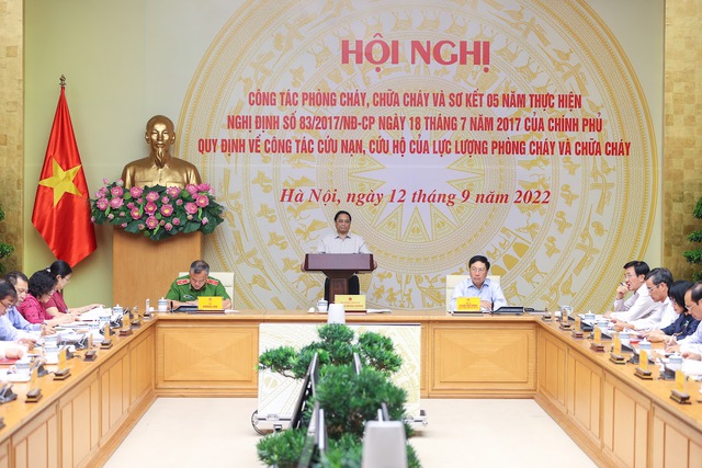 Thủ tướng Phạm Minh Chính chủ trì Hội nghị công tác về phòng cháy, chữa cháy - Ảnh 4.