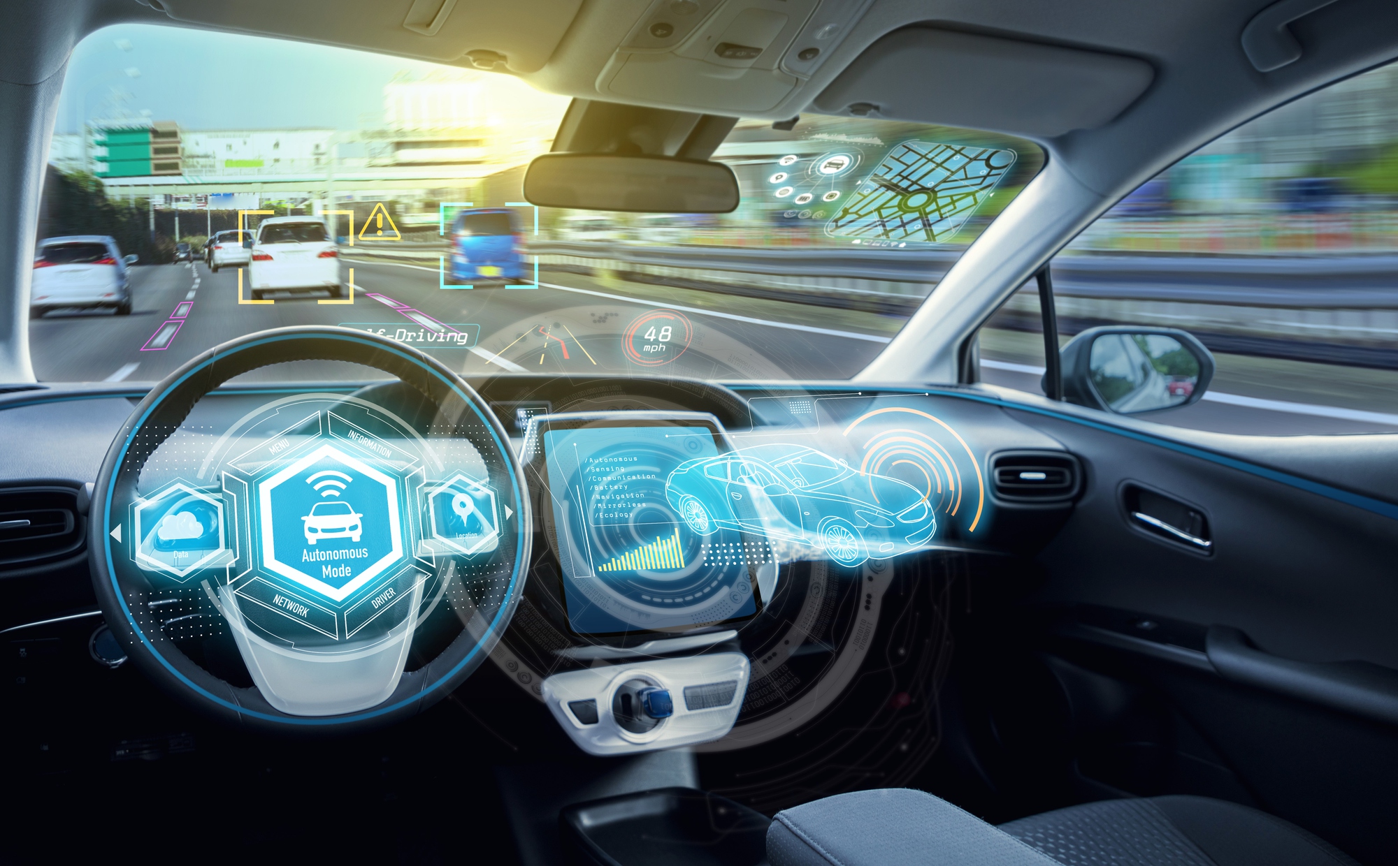 Các công ty xe tự lái sẽ vội vàng tung ra thị trường mà không chứng minh được độ an toàn tốt hơn so với các phương tiện do con người điều khiển. Ảnh: @AFP.