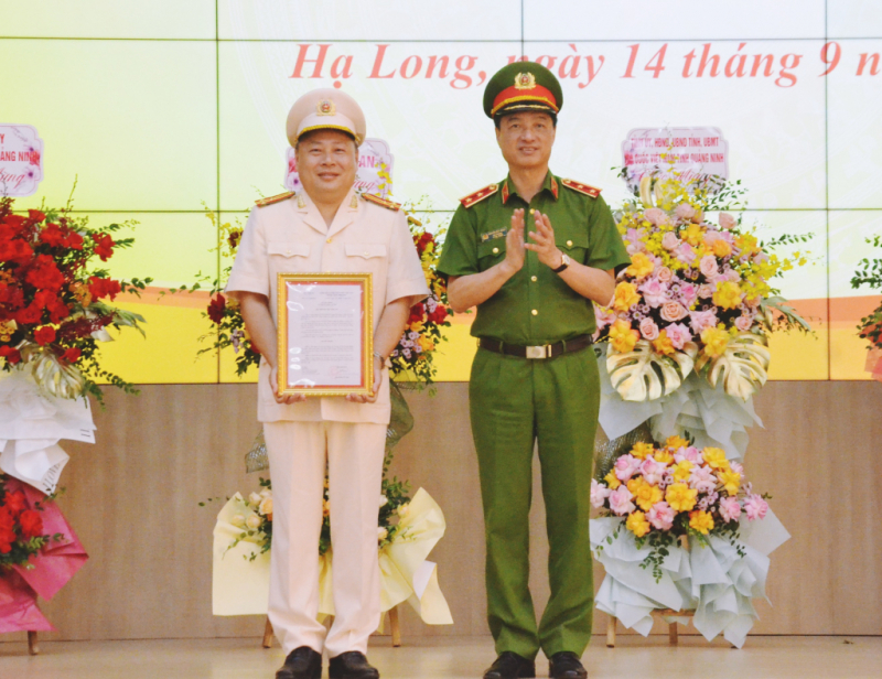 Bộ Công an bổ nhiệm Phó Giám đốc Công an tỉnh Quảng Ninh - Ảnh 1.