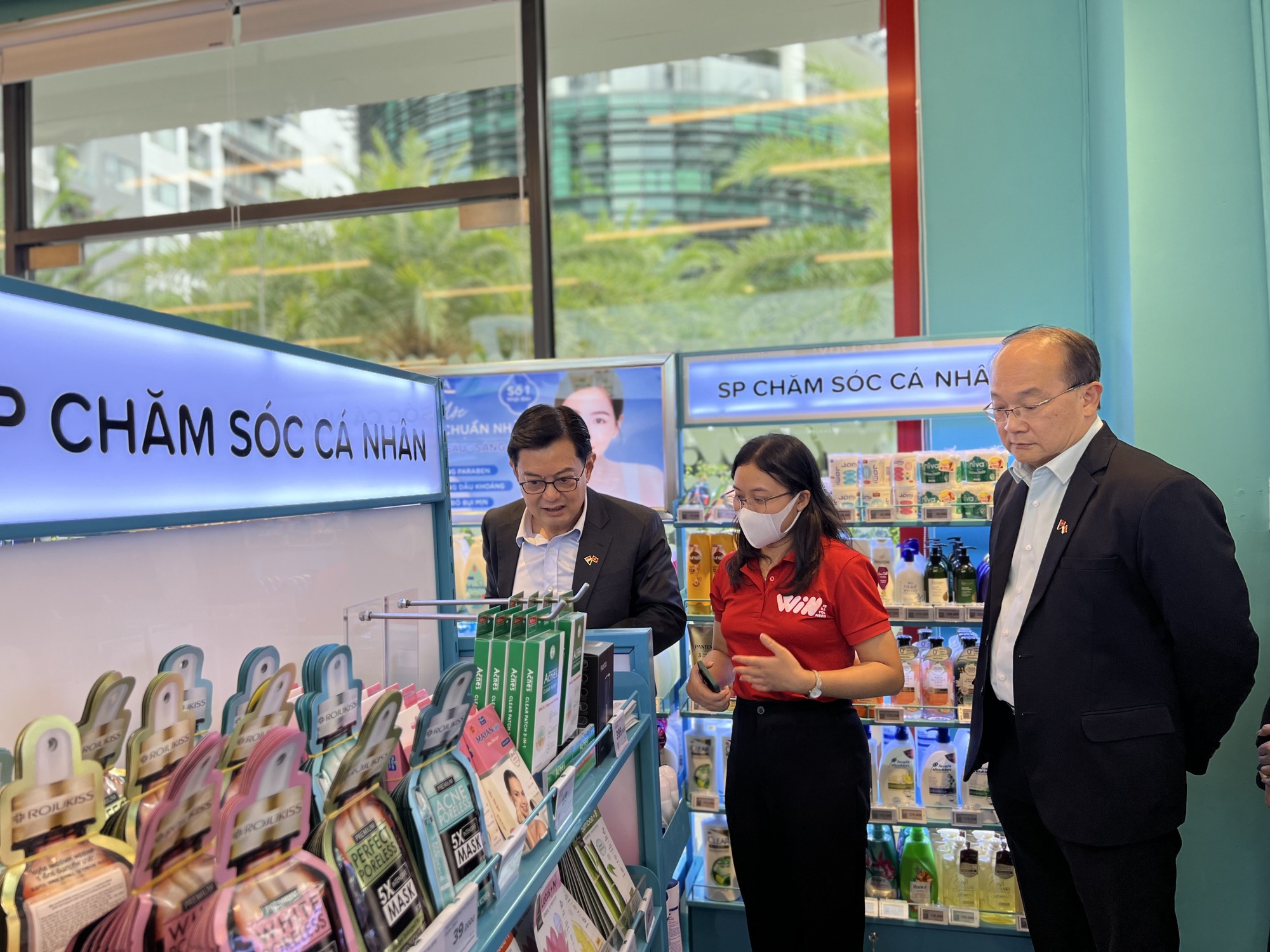 Phó Thủ tướng Singgapore thăm cửa hàng WIN của Tập đoàn Masan - Ảnh 4.