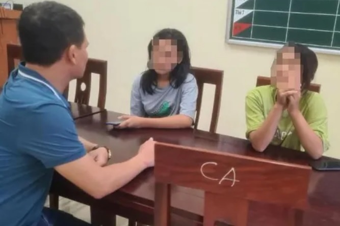 Hai nữ sinh Nghệ An mất tích khi đi học đã được tìm thấy - Ảnh 1.