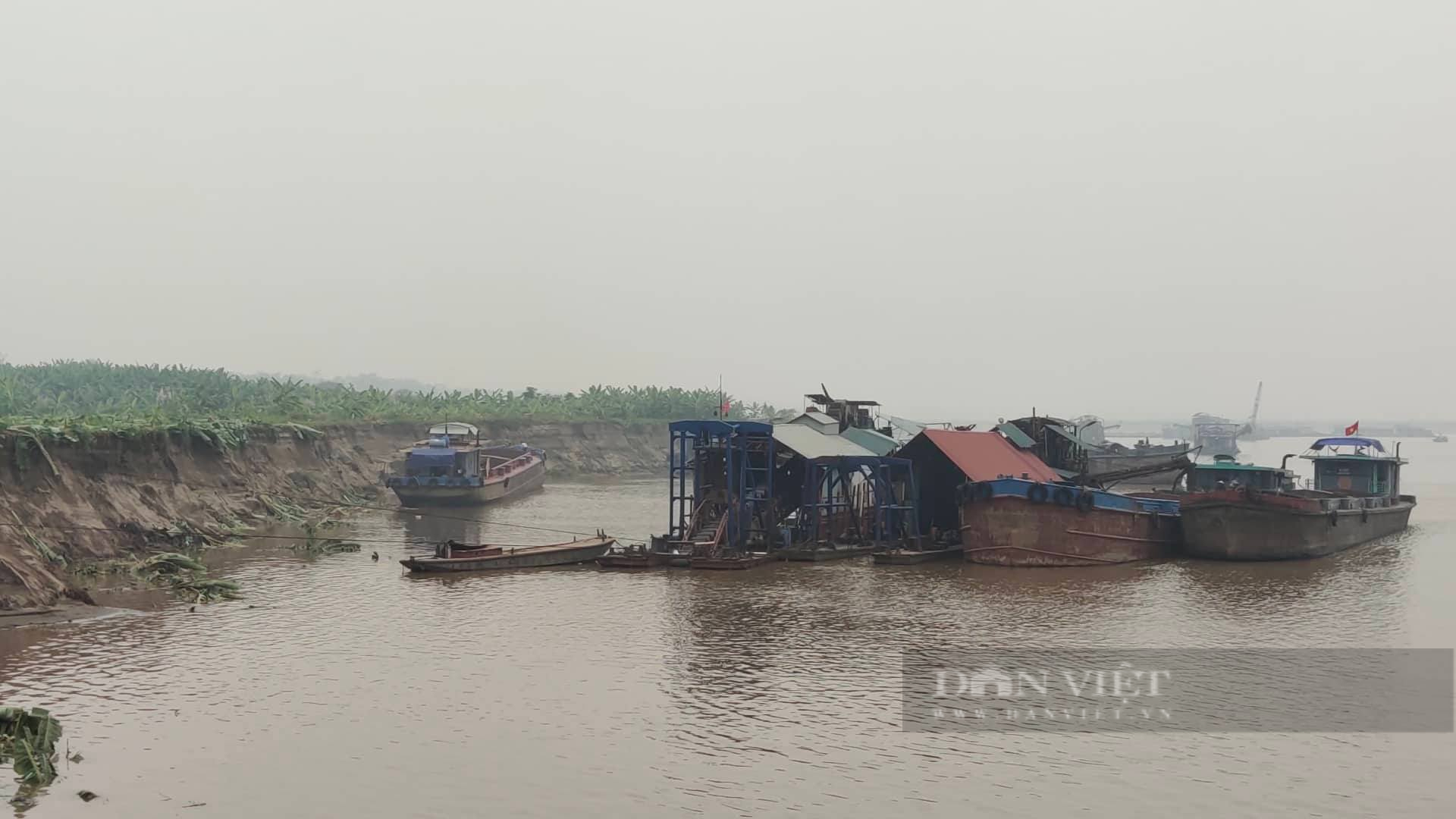 Phú Thọ: Kiểm tra liên ngành hoạt động khai thác cát, sỏi lòng sông  - Ảnh 3.