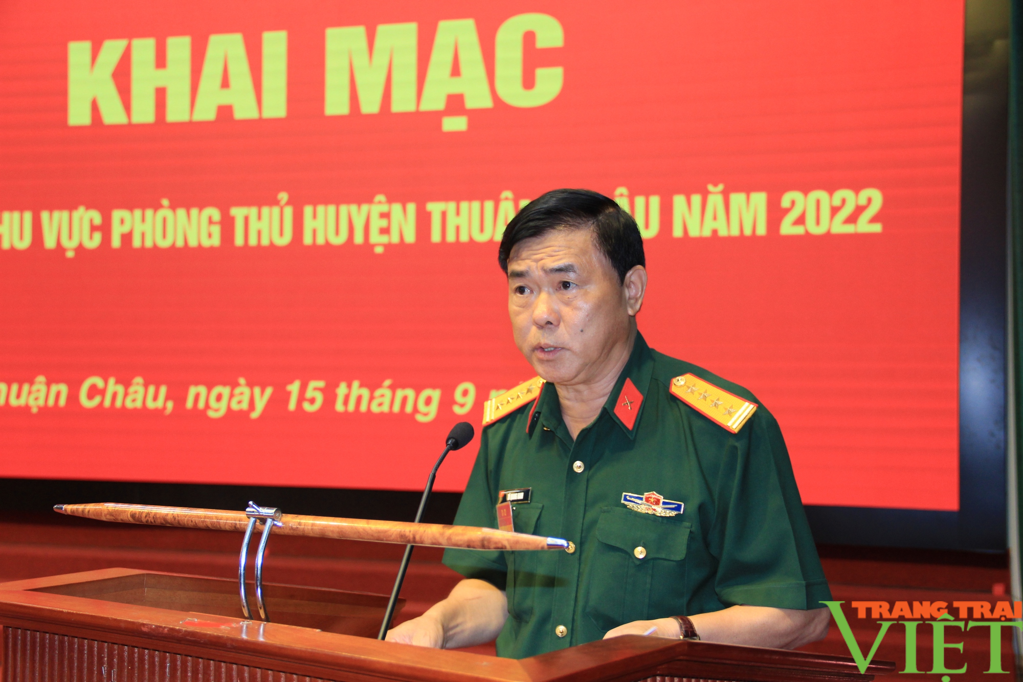 Diễn tập khu vực phòng thủ huyện Thuận Châu đạt loại xuất sắc - Ảnh 6.