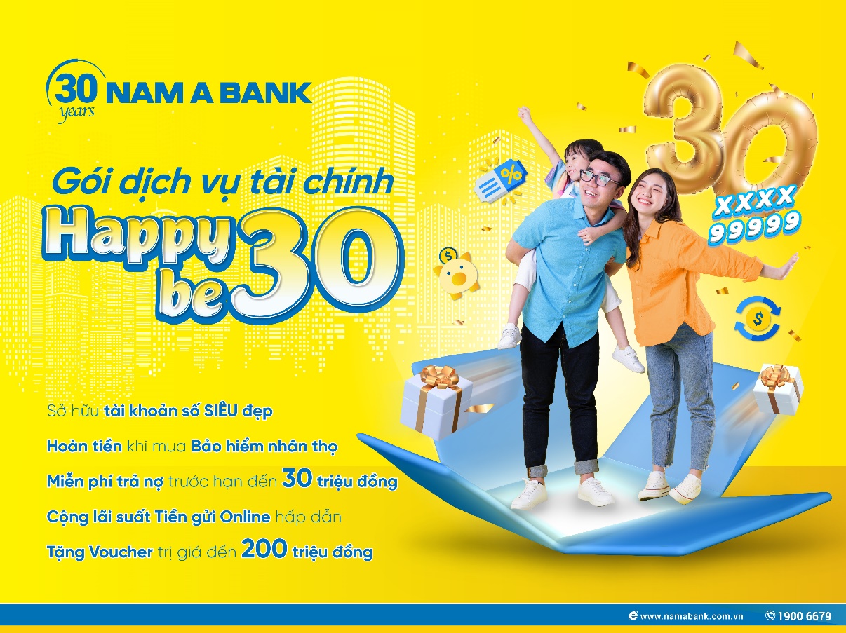 Gói dịch vụ tài chính Happy Be30 – Thành công thuộc về bạn - Ảnh 1.