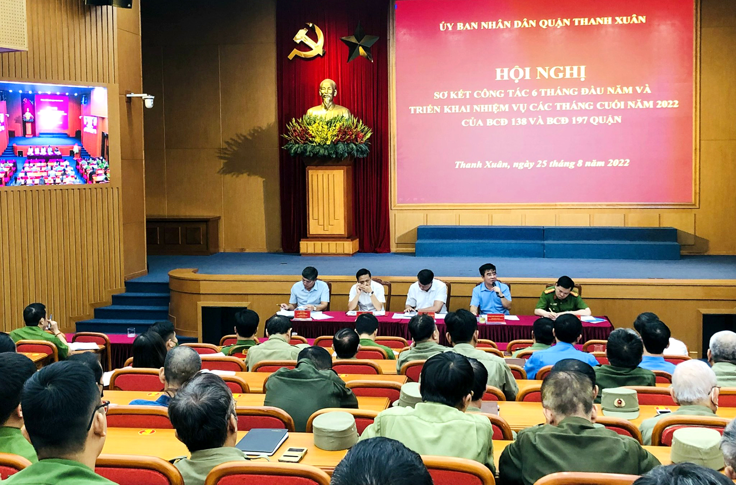 quận Thanh Xuân tổ chức hội nghị sơ kết công tác 6 tháng đầu năm Ban chỉ đạo 139 và 197 - Ảnh 1.