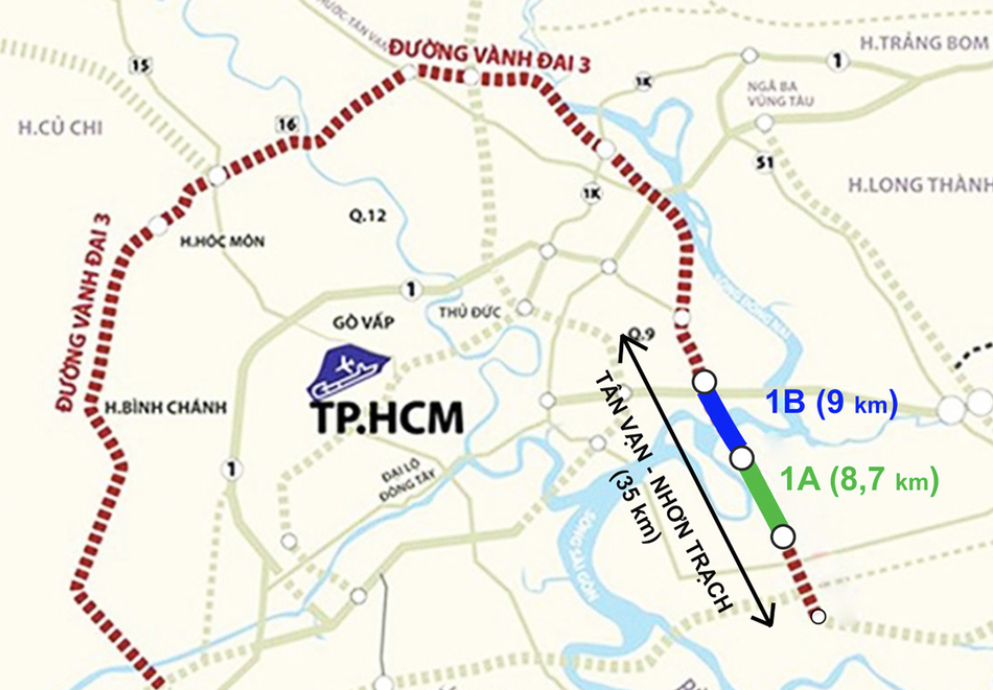 Sắp khởi công dự án 1A, đoạn Tân Vạn - Nhơn Trạch thuộc đường Vành đai 3 - Ảnh 2.