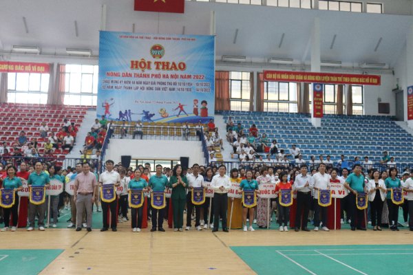 388 cán bộ Hội tham gia Hội thao Nông dân thành phố Hà Nội năm 2022 - Ảnh 1.