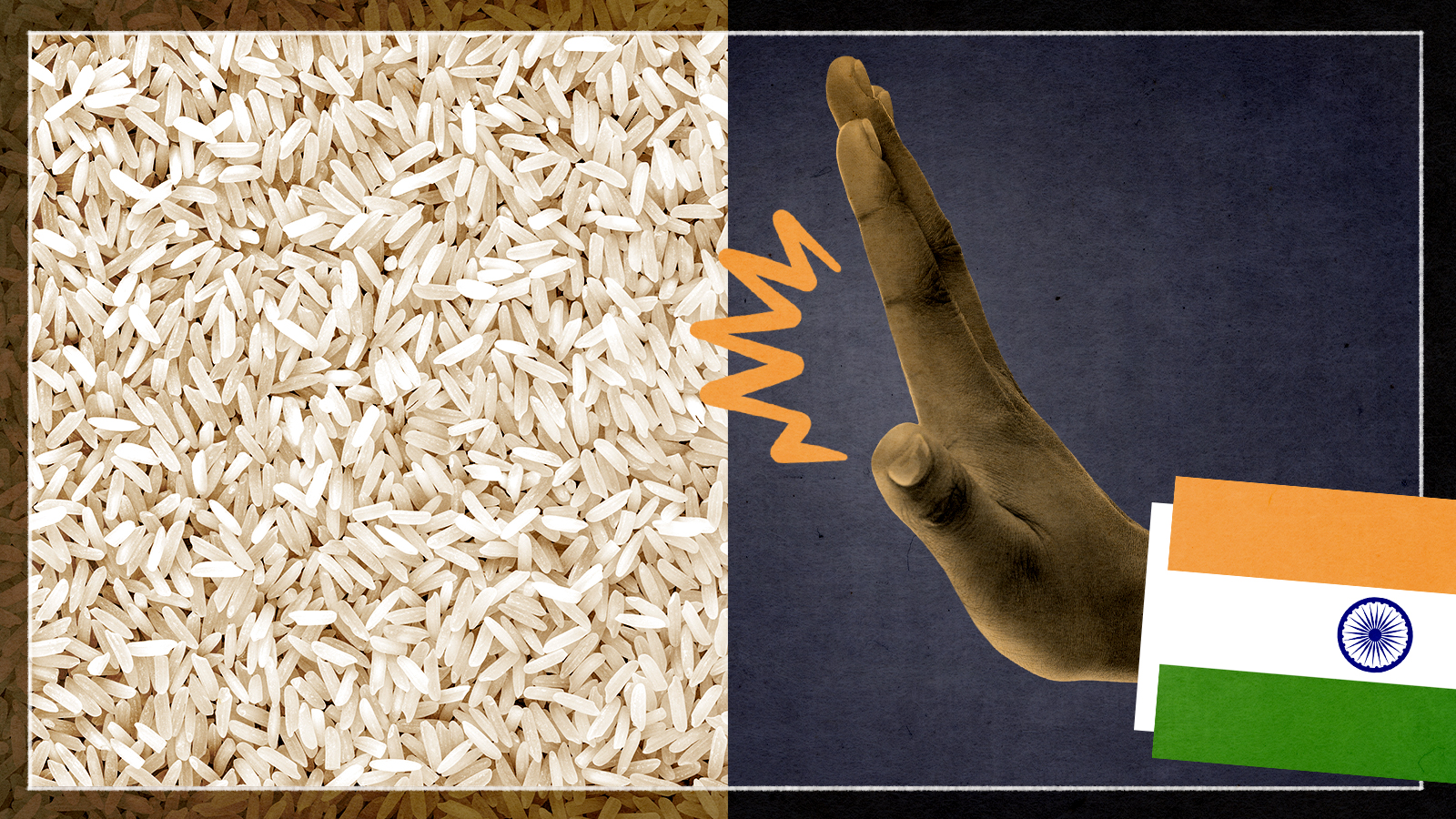 Phần lớn lệnh cấm và hạn chế đối với xuất khẩu gạo là nhằm mục đích duy trì nguồn cung nội địa của Ấn Độ. Ảnh: @AFP.